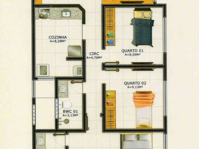 #989 - Apartamento para Locação em Natal - RN