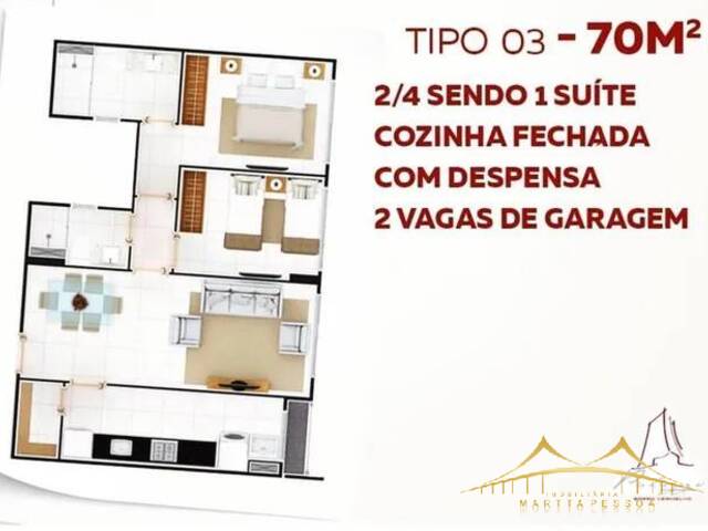 #1043 - Apartamento para Venda em Natal - RN - 2