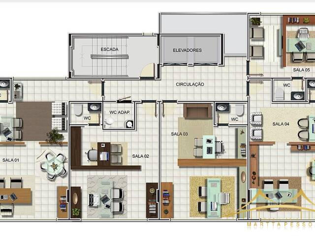 #1219 - Sala para Locação em Natal - RN